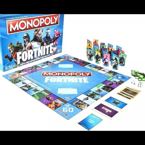 Fortnight Monopoly Game | New in Damaged Box - Picture 1 of 11